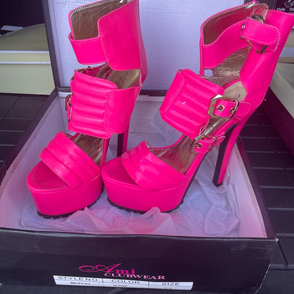 Pink sandals
